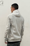 BORIS BIDJAN SABERI Hooded Jacket ZP4.1 TO00002+F0406C Light Gray